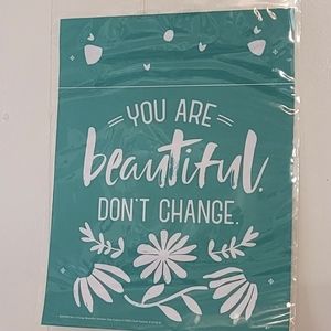 NEW Chalk Couture Don't Change Beautiful 2020 Transfer